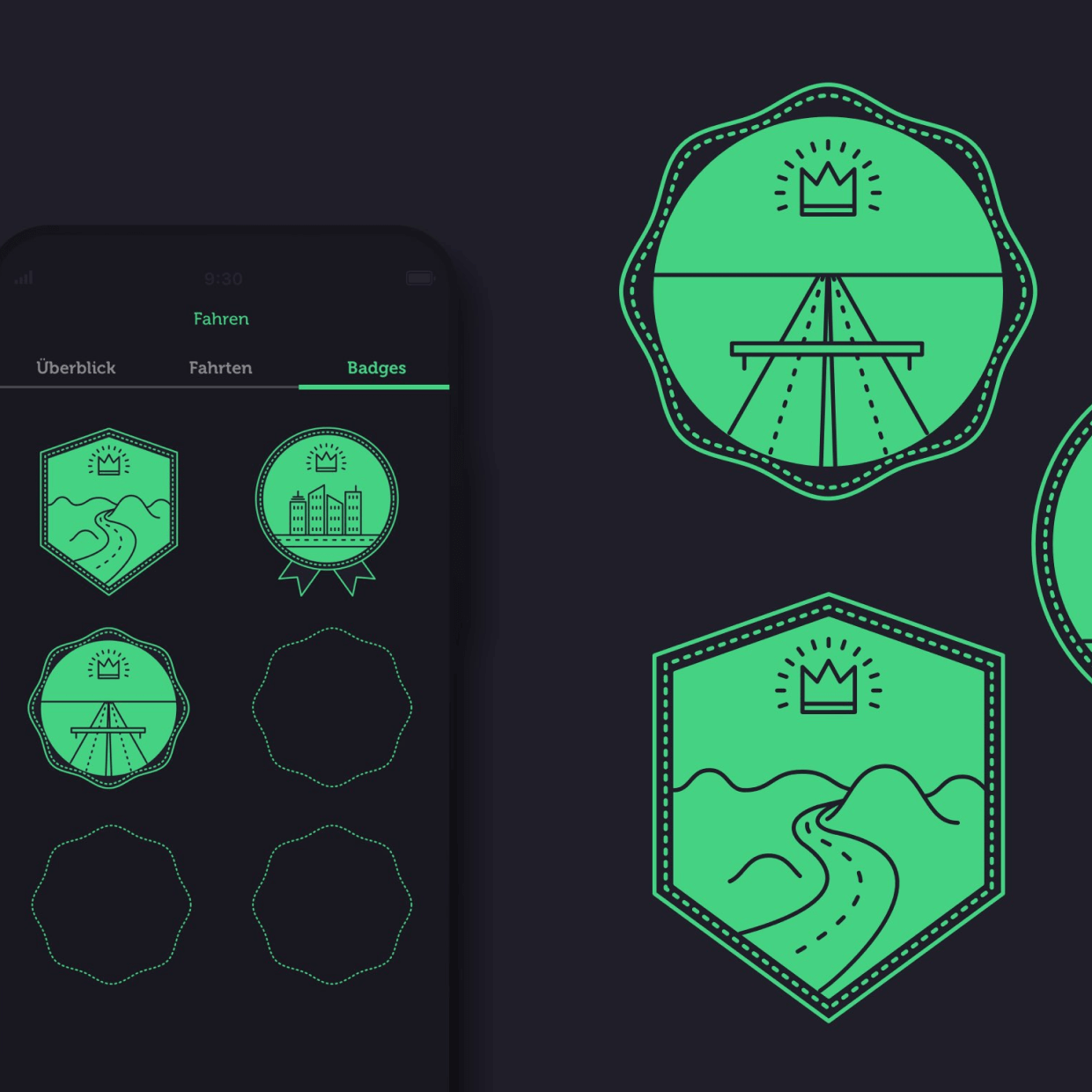 Drivelog | UI Design | Gamification